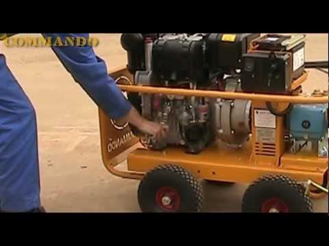 Commando 1000D Barrow Mounted Diesel Pressure Washer
